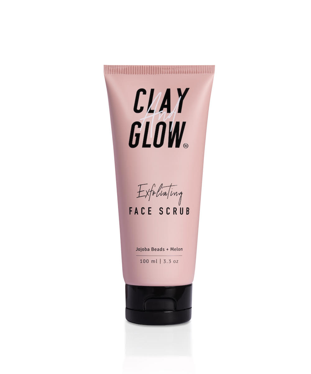 Clay And Glow Face Scrub - Face Scrub Exfoliërende Gezichtsscrub