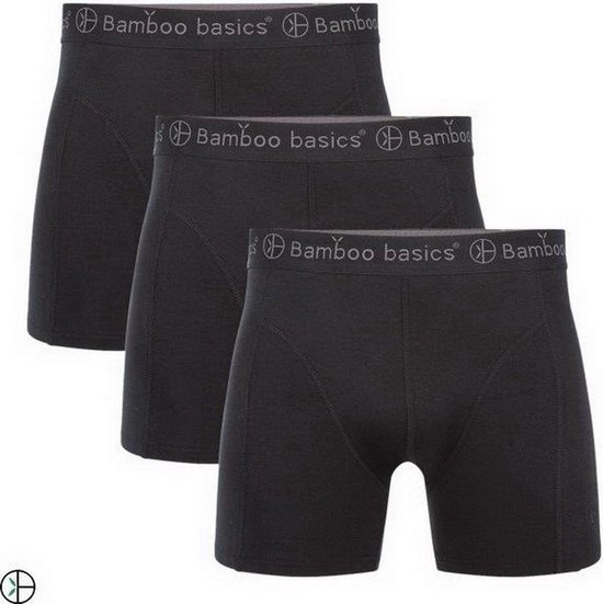 Bamboo Basics Rico 3-Pack Boxer - Zwart