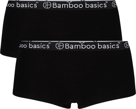 Bamboo Basics Iris Hipster 2-Pack Dames - Zwart