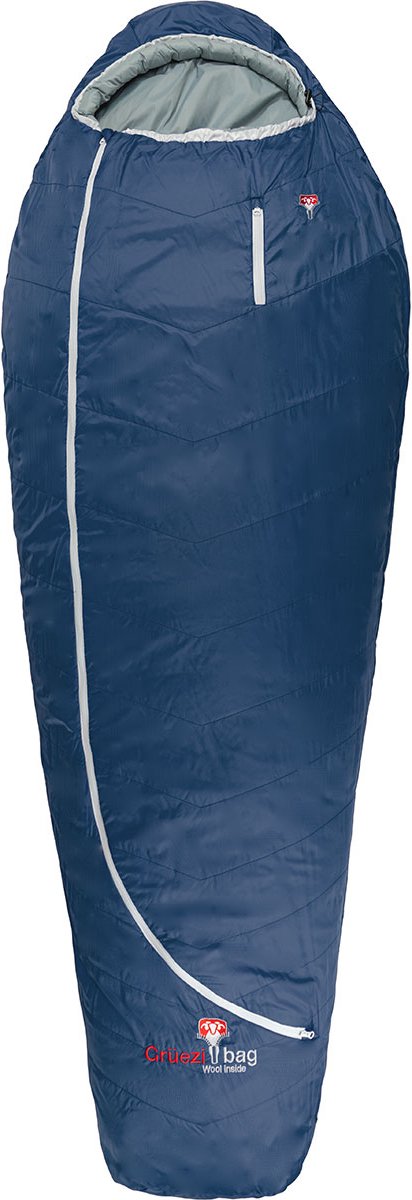 Grüezi-bag Biopod Wolle Zero Mummy Synthetisch Slaapzak Donkerblauw