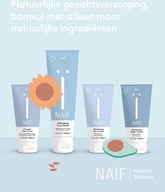 Naif Naïf Nurturing Day Cream Lichtblauw