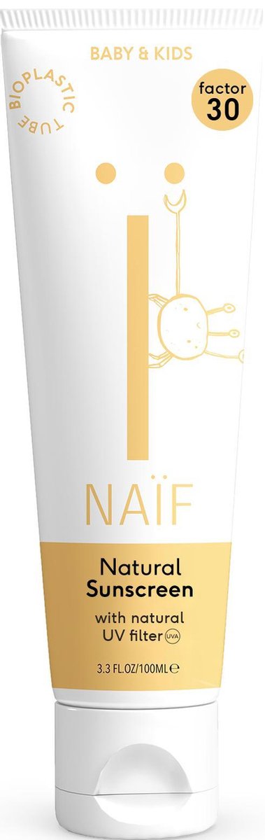 Naif Naïf Sunscreen Baby & Kids SPF 30 Zonnebrand Junior Zandbruin