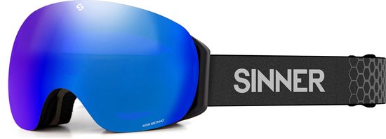 Sinner Avon Skibril Zwart/ - Blauw