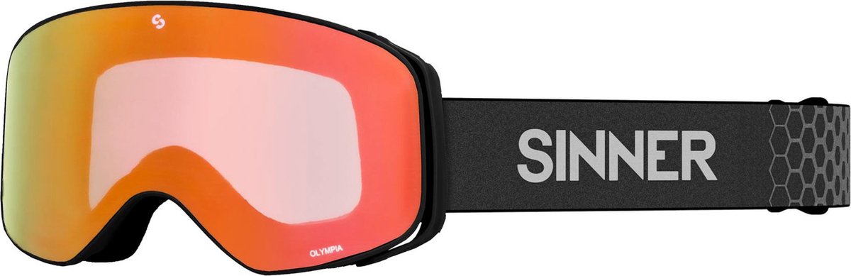Sinner Olympia Skibril - Zwart