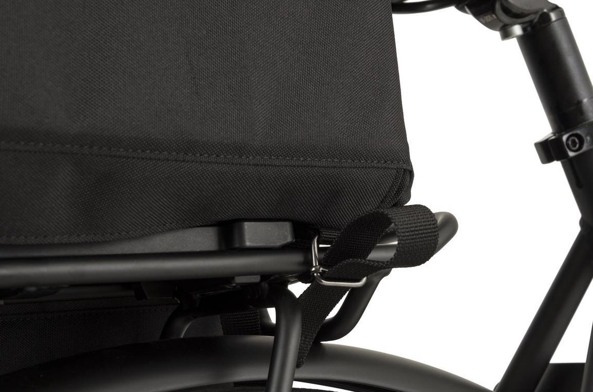 Agu Essentials DWR Urban Dubbele Fietstas. - Zwart