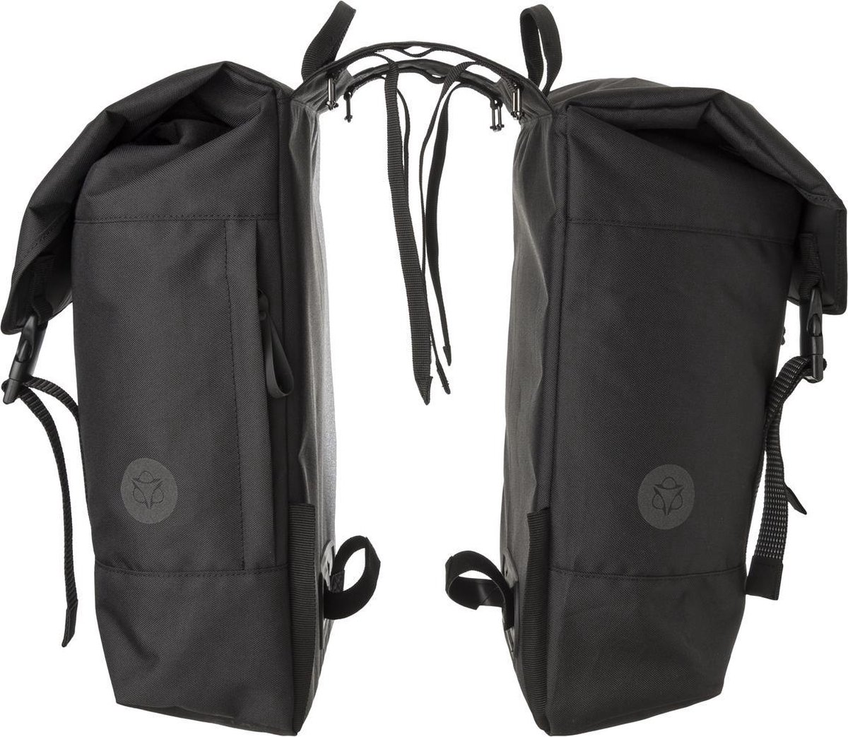 Agu Essentials DWR Urban Dubbele Fietstas. - Zwart