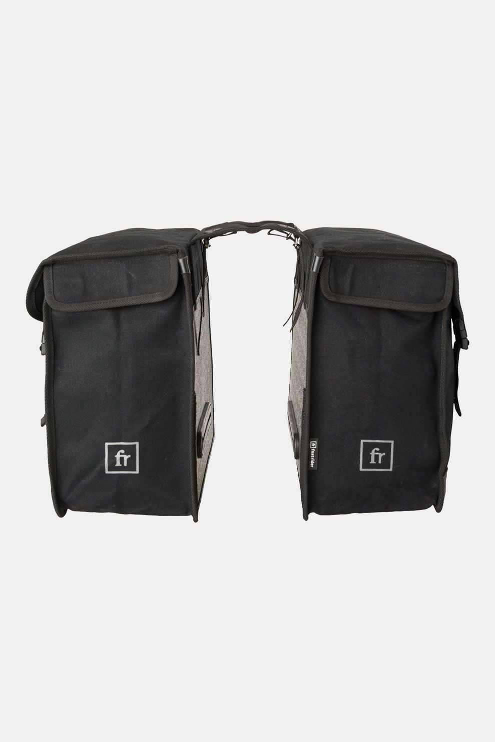 Fastrider Canvas 36 Double Bag Fietstas - Zwart