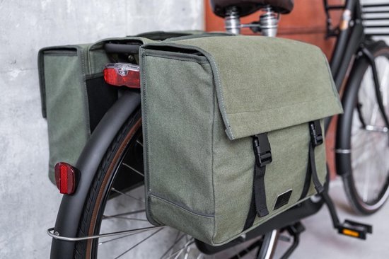 Fastrider Celo Double Bag Fietstas - Groen