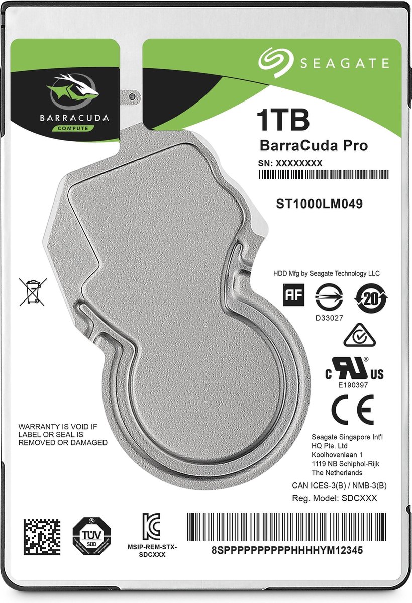 Seagate Barracuda Pro 2.5'' 1000 GB SATA III