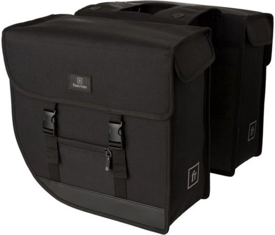 Fastrider Hybrid Double Bag Large Fietstas - Zwart