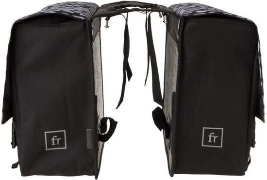 Fastrider Nara Double Bag Fietstas - Zwart
