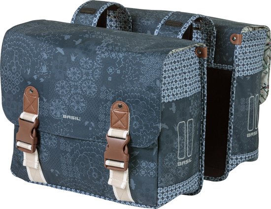 Basil Boheme Double Fietstas 35 L Indigo - Blauw