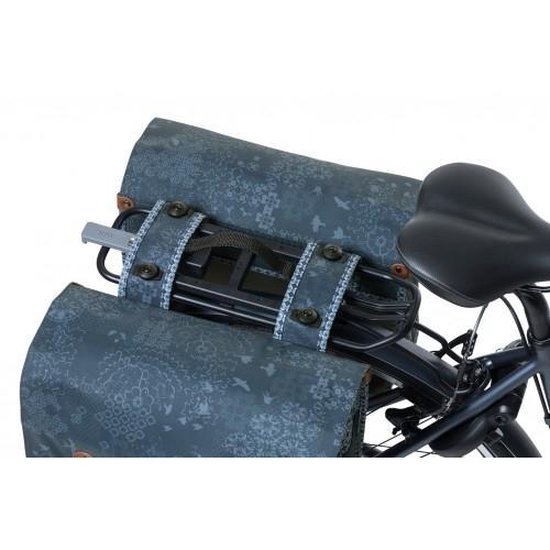 Basil Bohème MIK Dubbele Fietstas Indigo - Blauw