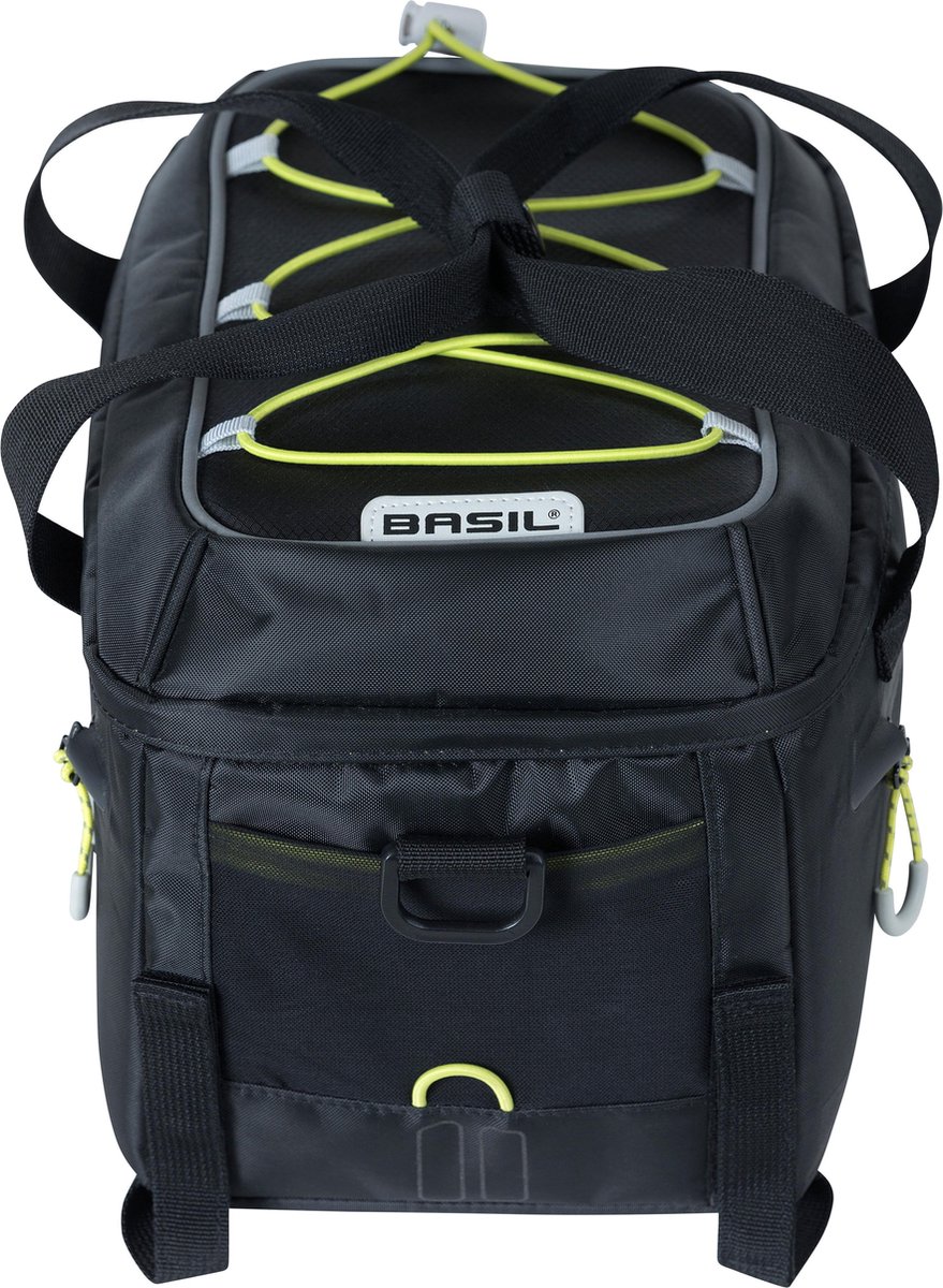 Basil Miles Drager Tas/Limoengroen - Zwart