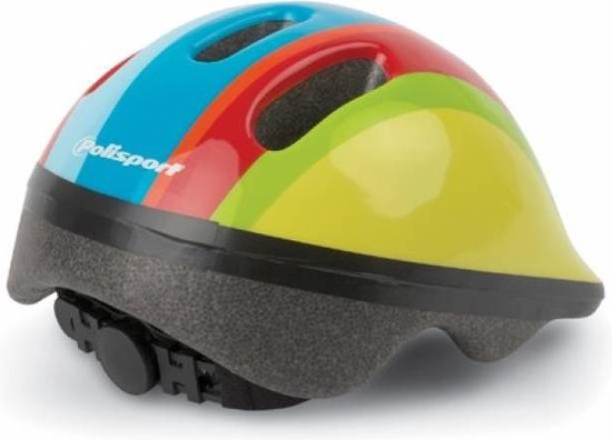 Universeel Polisport Helm Rainbow Multicolour XXS 44-48 Ass. Regenboog
