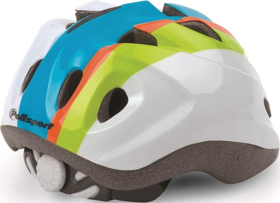 Universeel Polisport Helm Rainbow Multicolour XXS 44-48 Ass. Regenboog
