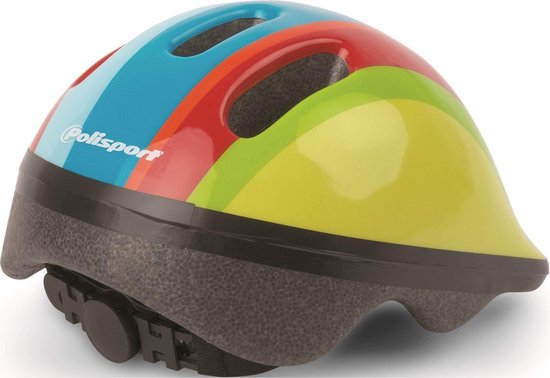 Universeel Polisport Helm Rainbow Multicolour XXS 44-48 Ass. Regenboog
