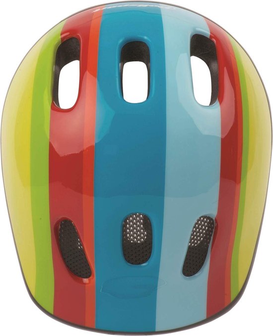 Universeel Polisport Helm Rainbow Multicolour XXS 44-48 Ass. Regenboog