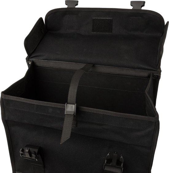 Fastrider Canvas 94 Double Bag Fietstas - Zwart