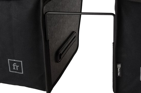 Fastrider Canvas 94 Double Bag Fietstas - Zwart