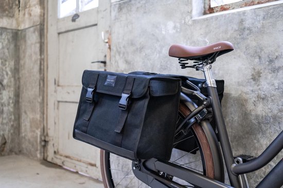 Fastrider Canvas 94 Double Bag Fietstas - Zwart