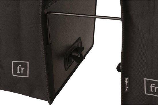 Fastrider Dot Double Bag Fietstas - Zwart