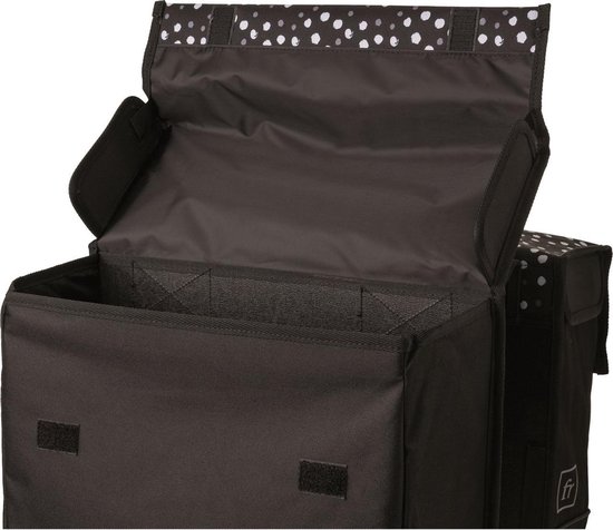 Fastrider Dot Double Bag Fietstas - Zwart