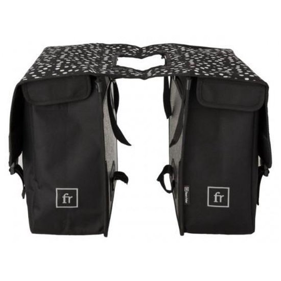 Fastrider Dot Double Bag Fietstas - Zwart