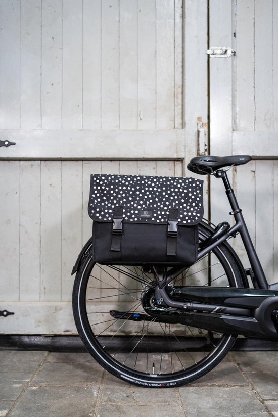 Fastrider Dot Double Bag Fietstas - Zwart