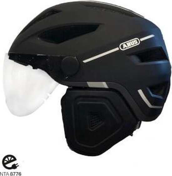 Abus Pedelec 2.0 ACE Velvet Helm - Zwart