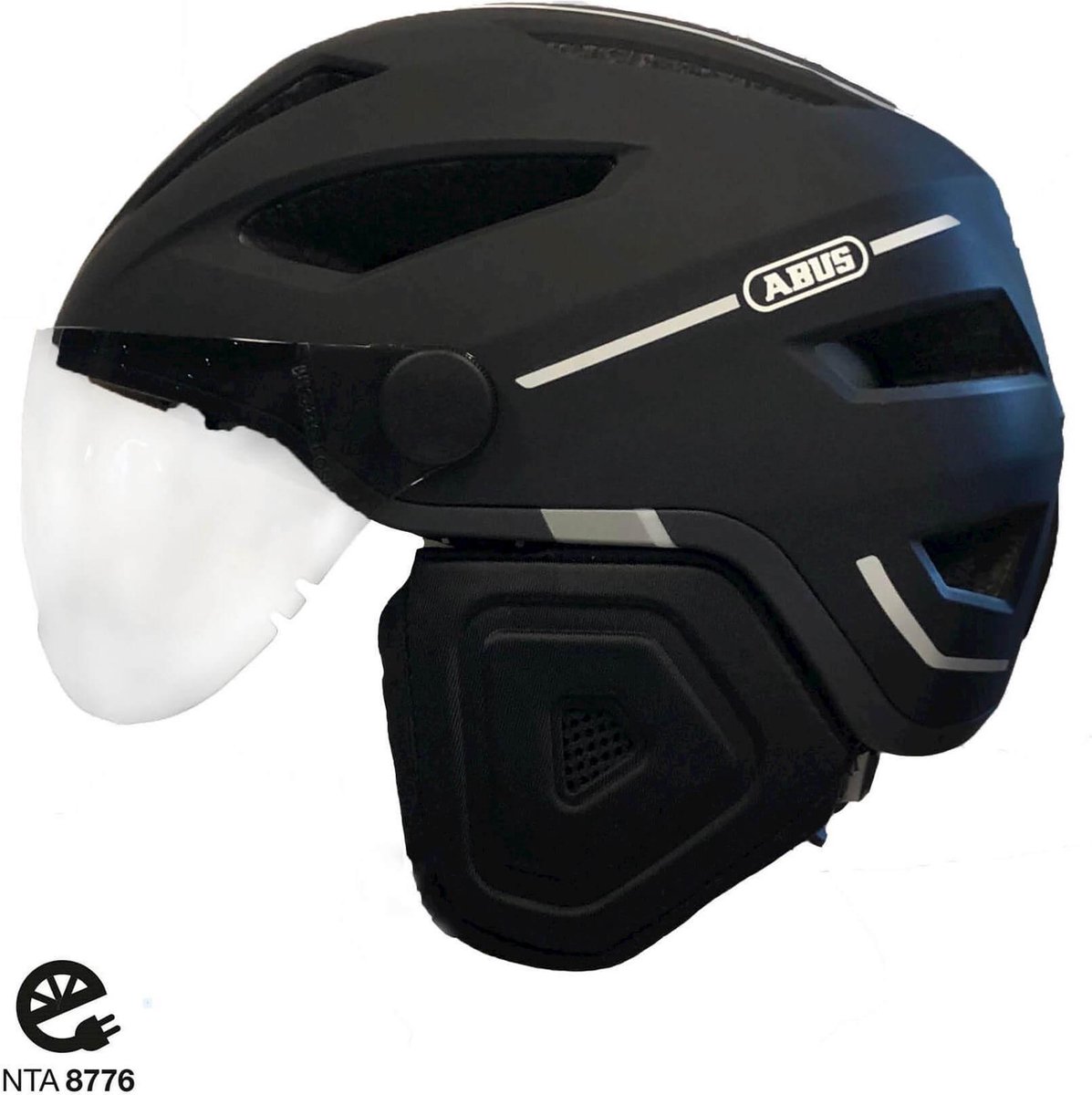 Abus Pedelec 2.0 ACE Velvet Helm - Zwart