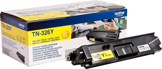 Brother TN-326Y tonercartridge high capacity 3.500 pagina s 1-pack - Geel
