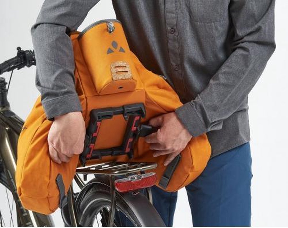 Vaude eSilkroad Plus Fietstas/Donkergrijs - Zwart