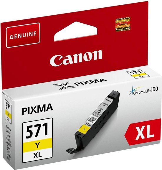 Canon CLI-571XL Cartridge - Geel