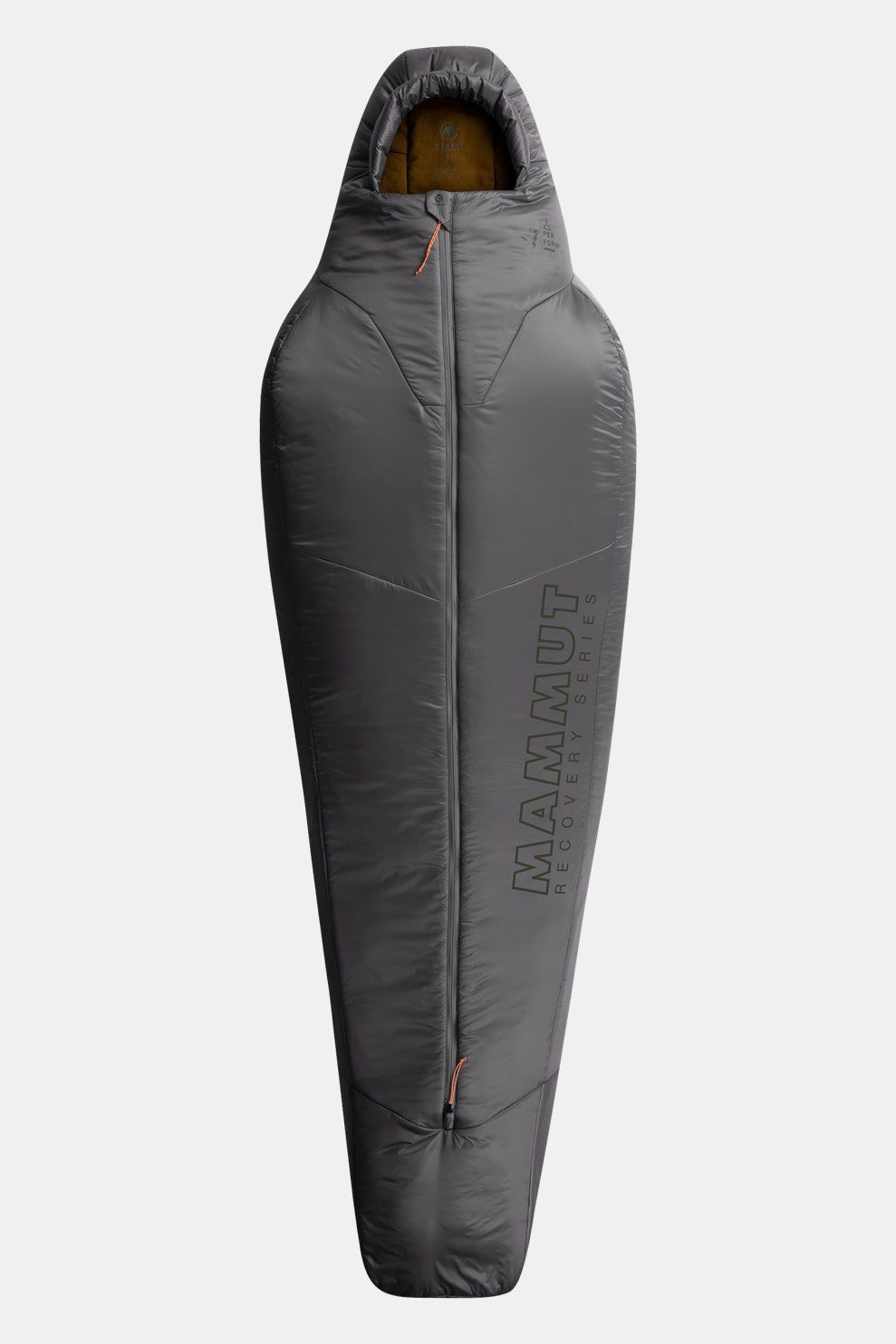 mammut Perform Fiber -7C L Mummy Synthetisch Slaapzak Donkergrijs