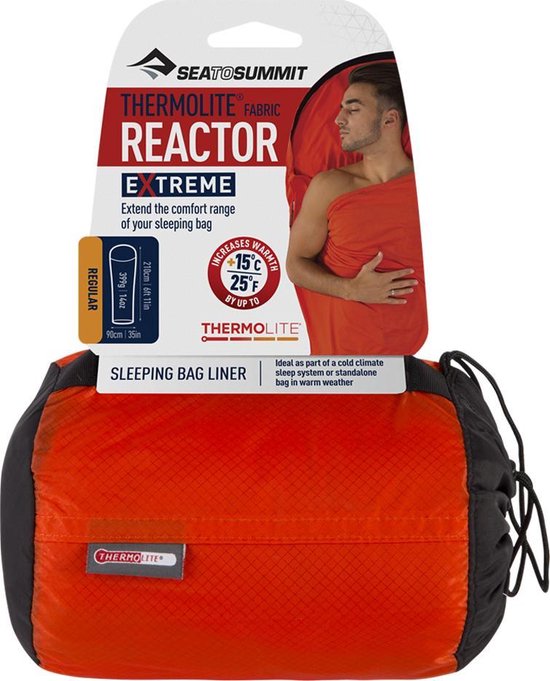 Sea to Summit Reactor Extreme Long Lakenzak - Rood