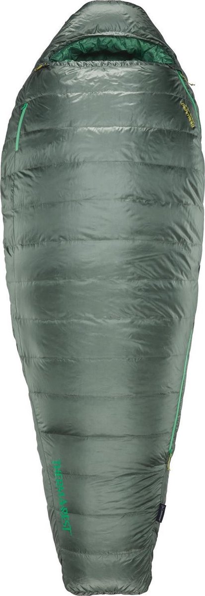 Therm-a-Rest Questar 32F/0C Long Mummy Dons Slaapzak Lichtgroen