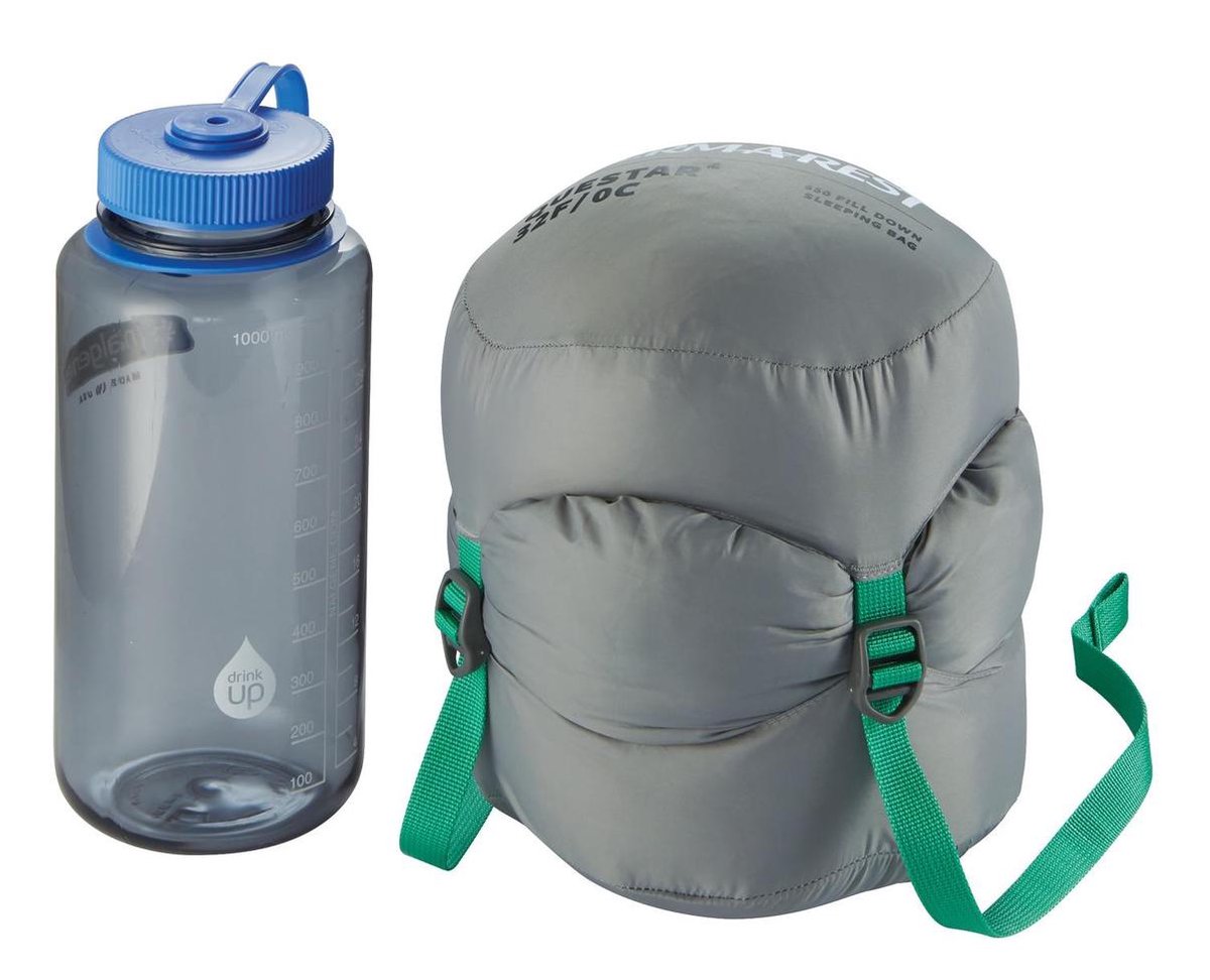 Therm-a-Rest Questar 32F/0C Long Mummy Dons Slaapzak Lichtgroen