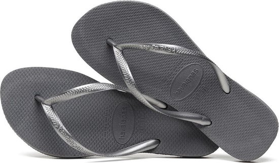 Havaianas Slippers Slim Métallic Femme by - Grijs