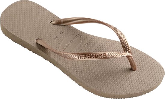 Havaianas Slippers Slim Métallic Femme by - Roze