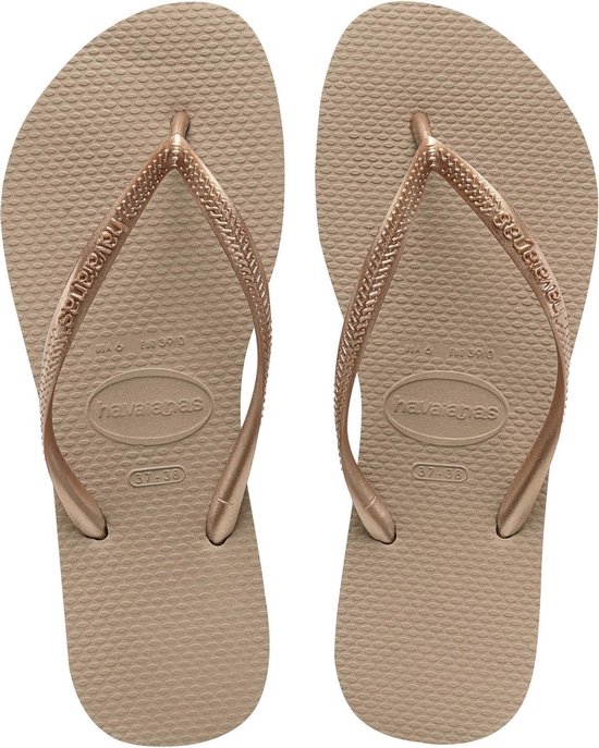 Havaianas Slippers Slim Métallic Femme by - Roze