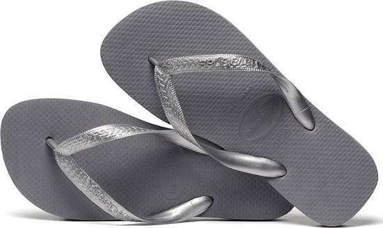 Havaianas Slippers Top Tiras by - Silver