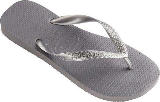 Havaianas Slippers Top Tiras by - Silver