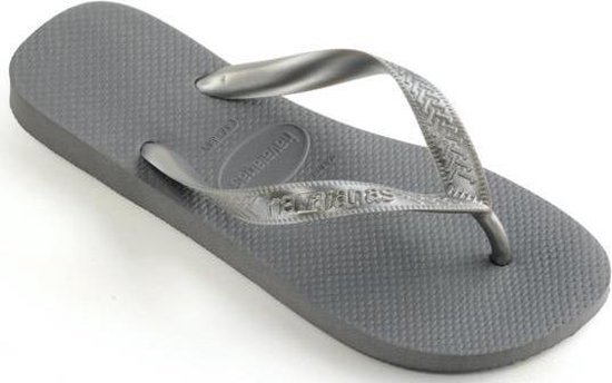Havaianas Slippers Top Tiras by - Silver