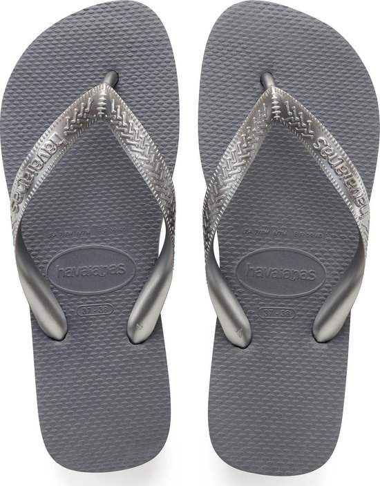 Havaianas Slippers Top Tiras by - Silver