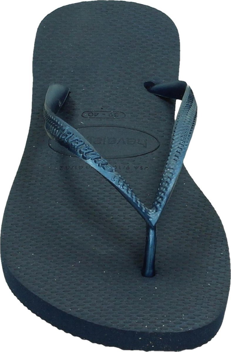 Havaianas Slippers Slim M&#233;tallic Femme by - Blauw