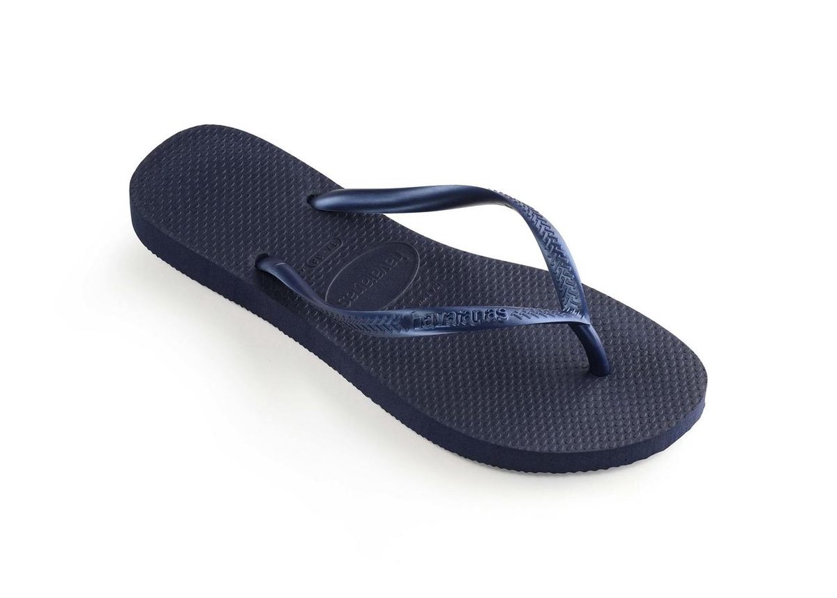 Havaianas Slippers Slim M&#233;tallic Femme by - Blauw
