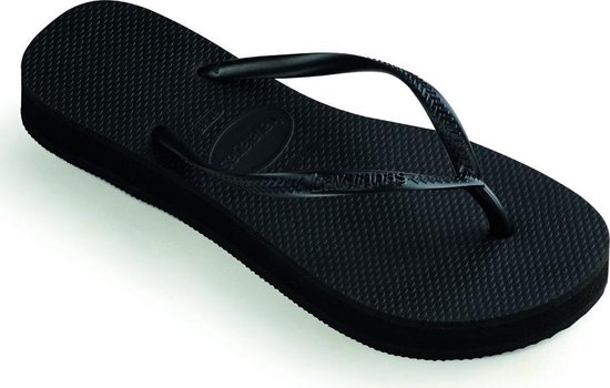 Havaianas Slippers HAV. SLIM FLATFORM by - Zwart