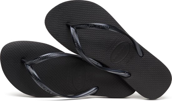 Havaianas Slippers Slim Métallic Femme by - Zwart