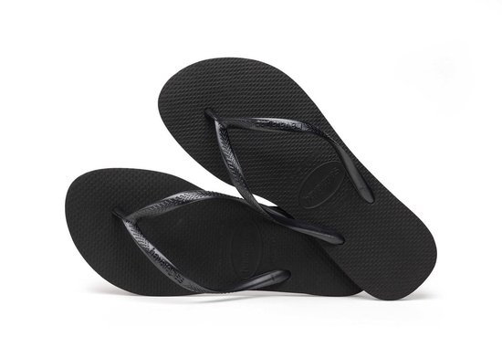 Havaianas Slippers Slim Métallic Femme by - Zwart